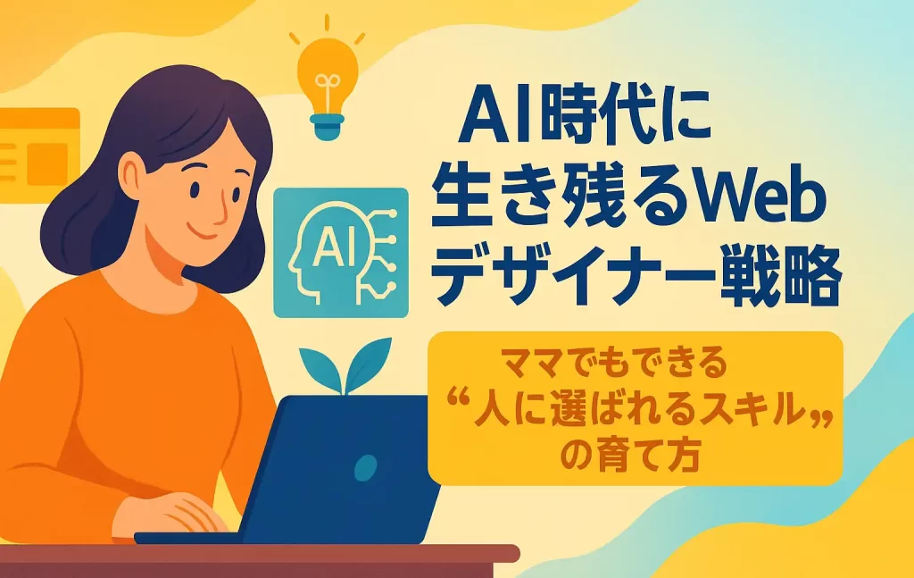 AI時代に生き残るWebデザイナー戦略|ママでもできる“人に選ばれるスキル”とは?
