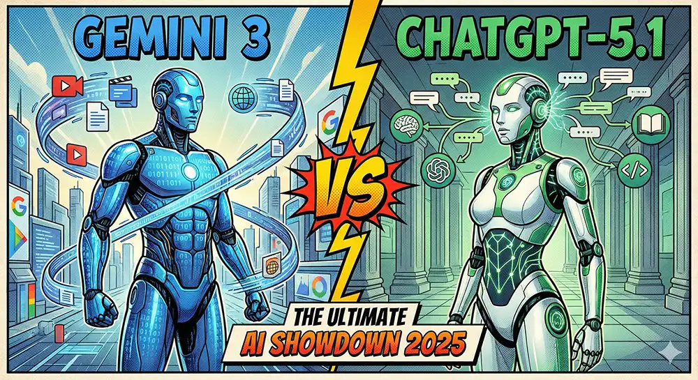 【2025最新】Gemini 3 vs ChatGPT(GPT-5.1)徹底比較｜「推論」と「使い分け」の決定打はコレだ