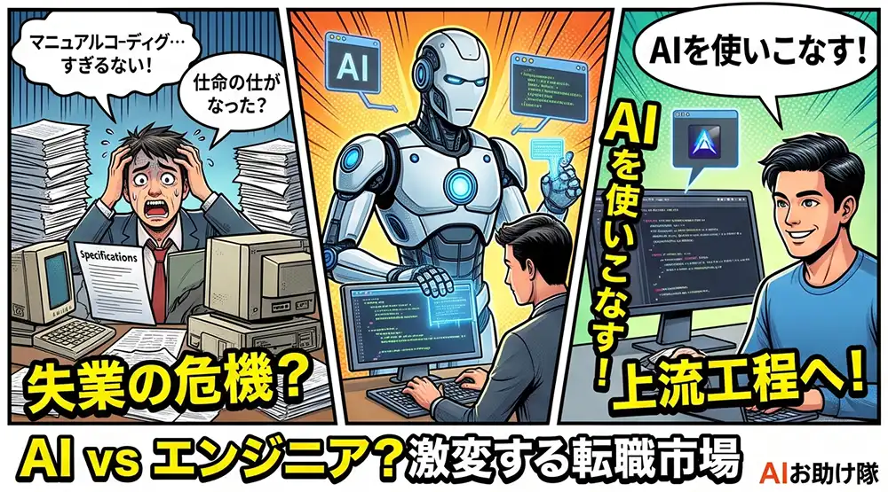 AI発展でITエンジニアの転職市場はどう変わった？激変する現状とエージェント活用の正解